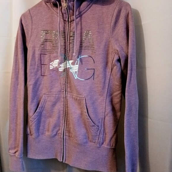 BILLABONG Hoodie Sweatshirt women S Lilac Purple Skater Beach Surf wear Classic - Picture 4 of 9